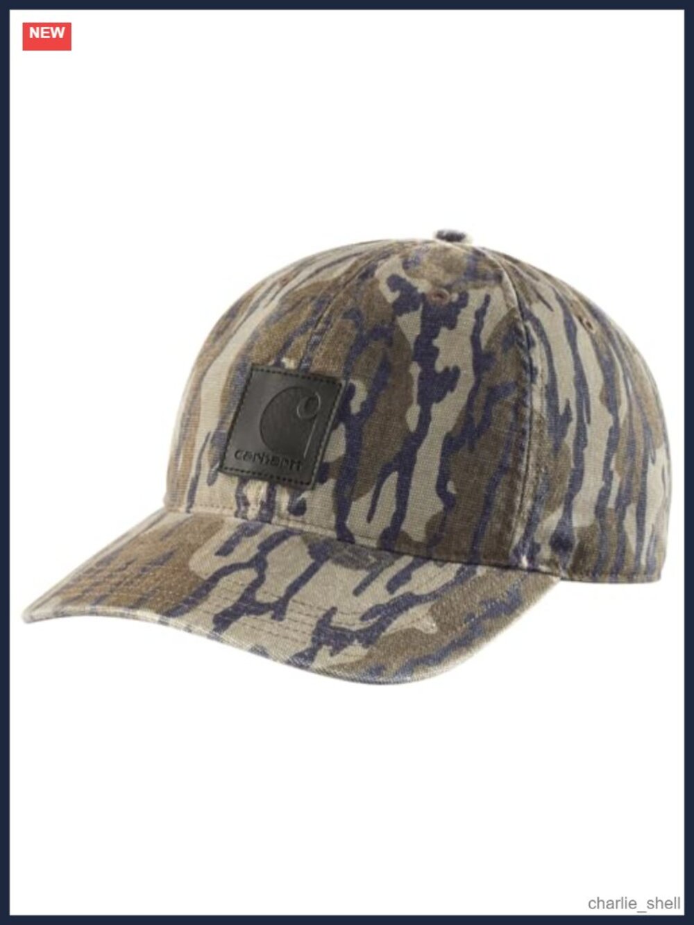 Carhartt Force FastDry Camo Baseball Cap Sweat-Wicking Cotton Canvas Dad Hat